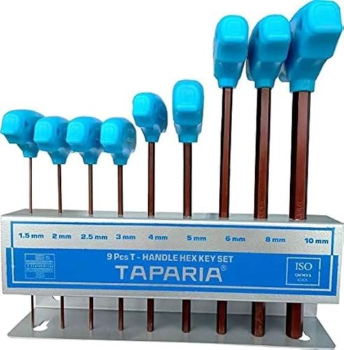 Taparia TAKM9 T-Handle Allen Key Sets 9Pcs.