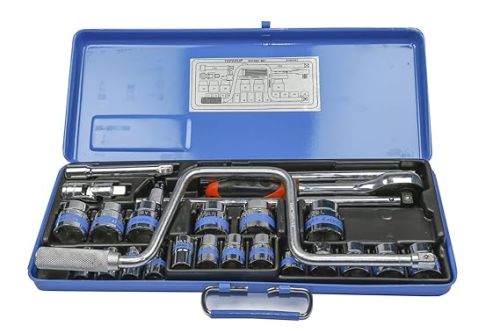 Taparia S-16HXL Square Drive Socket Sets (1/2")