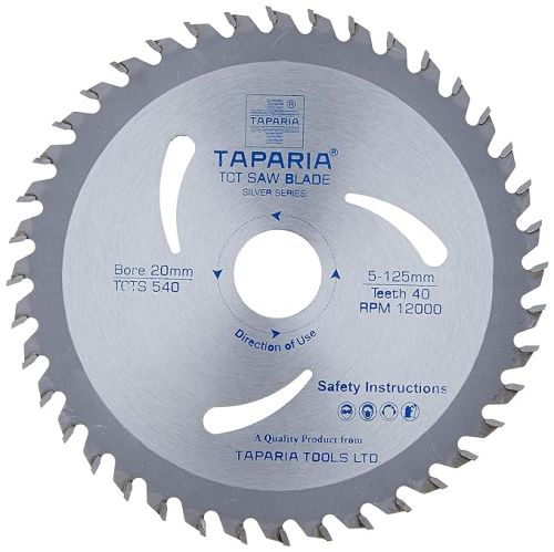 Taparia TCTS 540 TCT Wood Cutting Blade 125mm