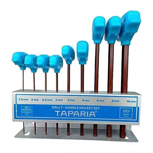 Taparia T-Handle Allen Key Extra Long Ball Point Set TKBXM9